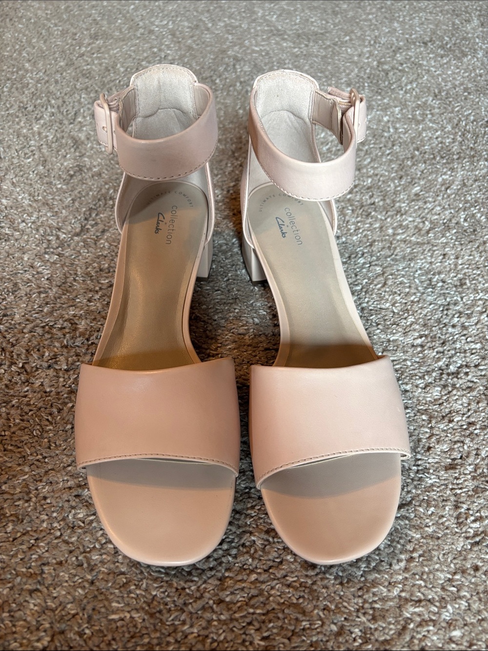 Clarks Women's Elisa Dedra Block Heel Ankle-Strap Sandals
